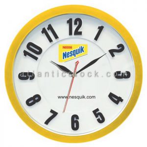 ساعت دیواری تبلیغاتی مواد غذایی Nesquik سایز 31 گرد